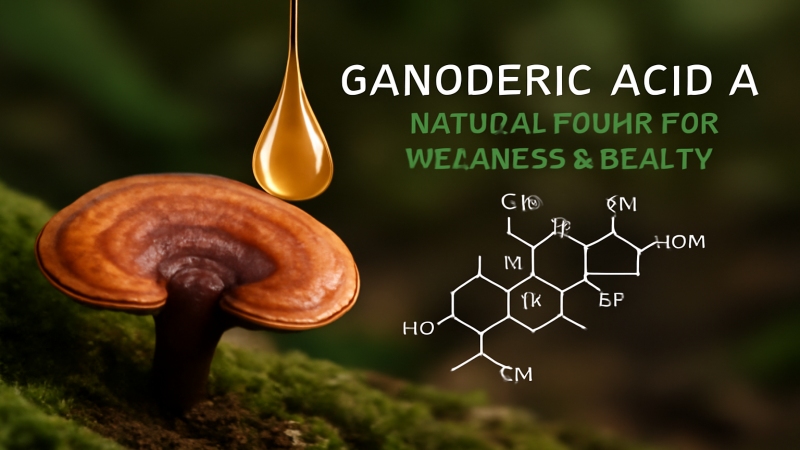 释放灵芝酸A的力量：灵芝中的天然生物活性成分，有益于健康和美容